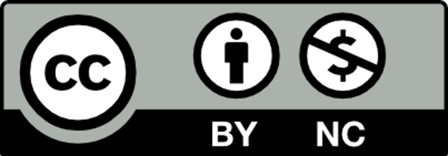 Creative Commons Attribution - NonCommercial license
